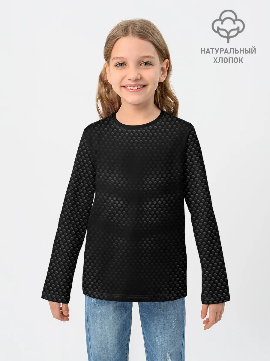 Детский лонгслив / ЧЕРНАЯ БРОНЯ | BLACK ARMOUR