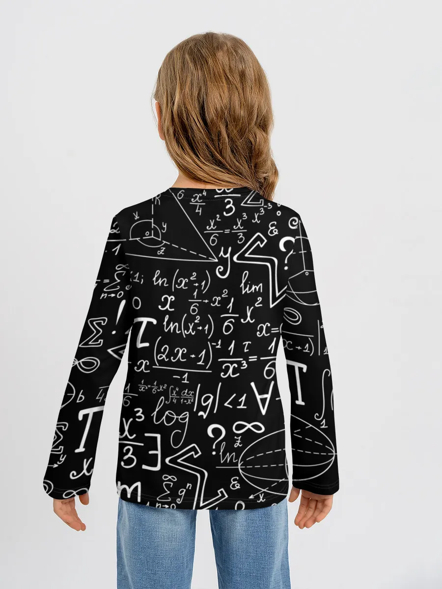 Детский лонгслив / ФОРМУЛЫ ФИЗИКА ЛЯМБДА
