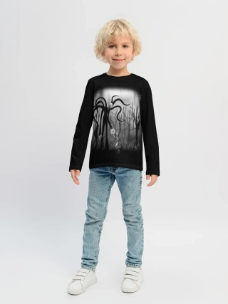 Детский лонгслив / Slenderman