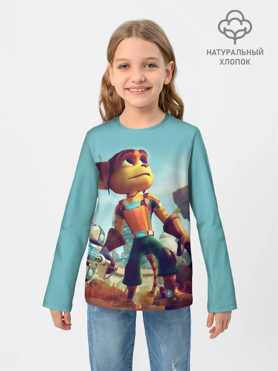 Детский лонгслив / Ratchet and Clank