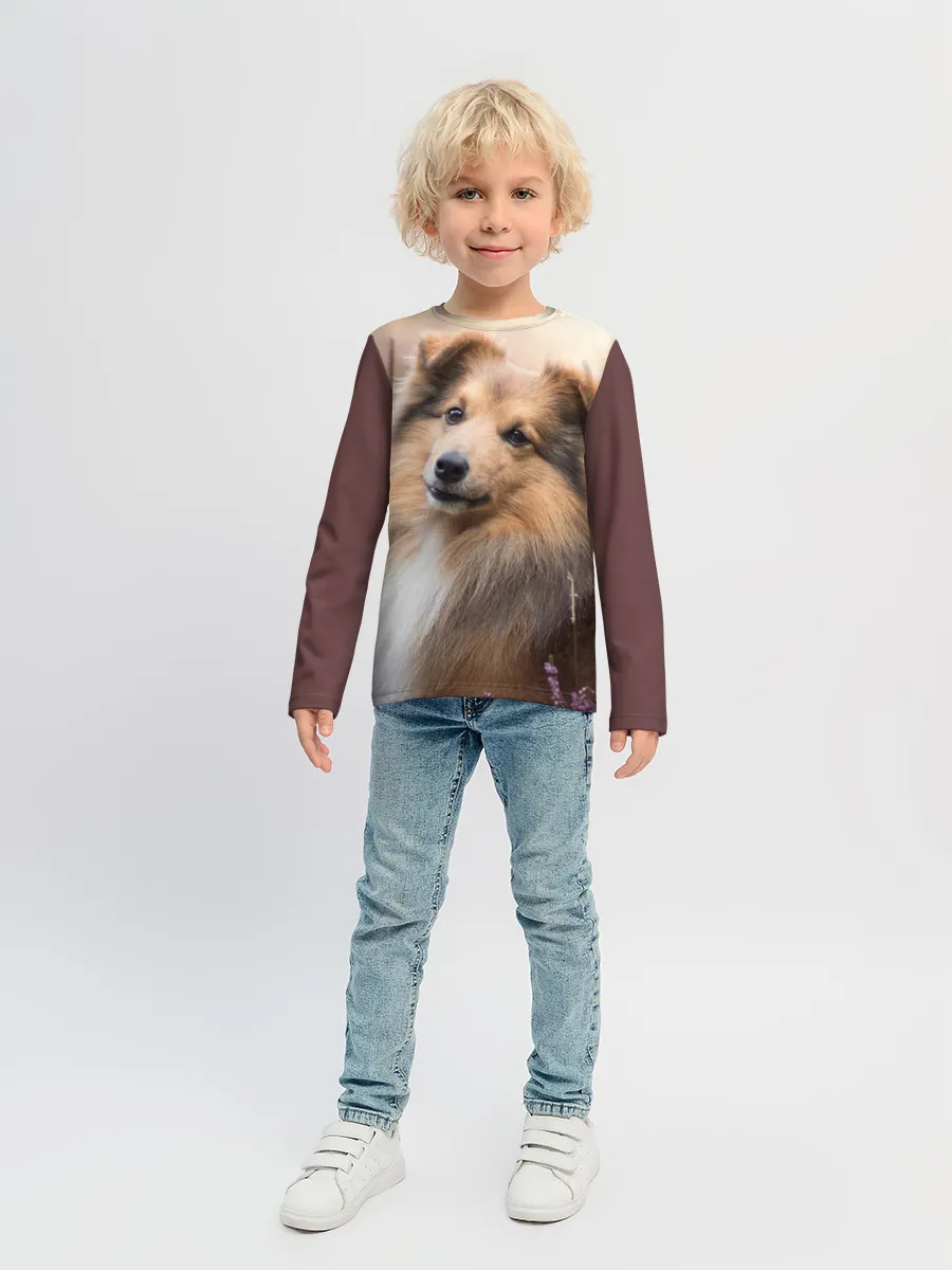 Детский лонгслив / Шелти