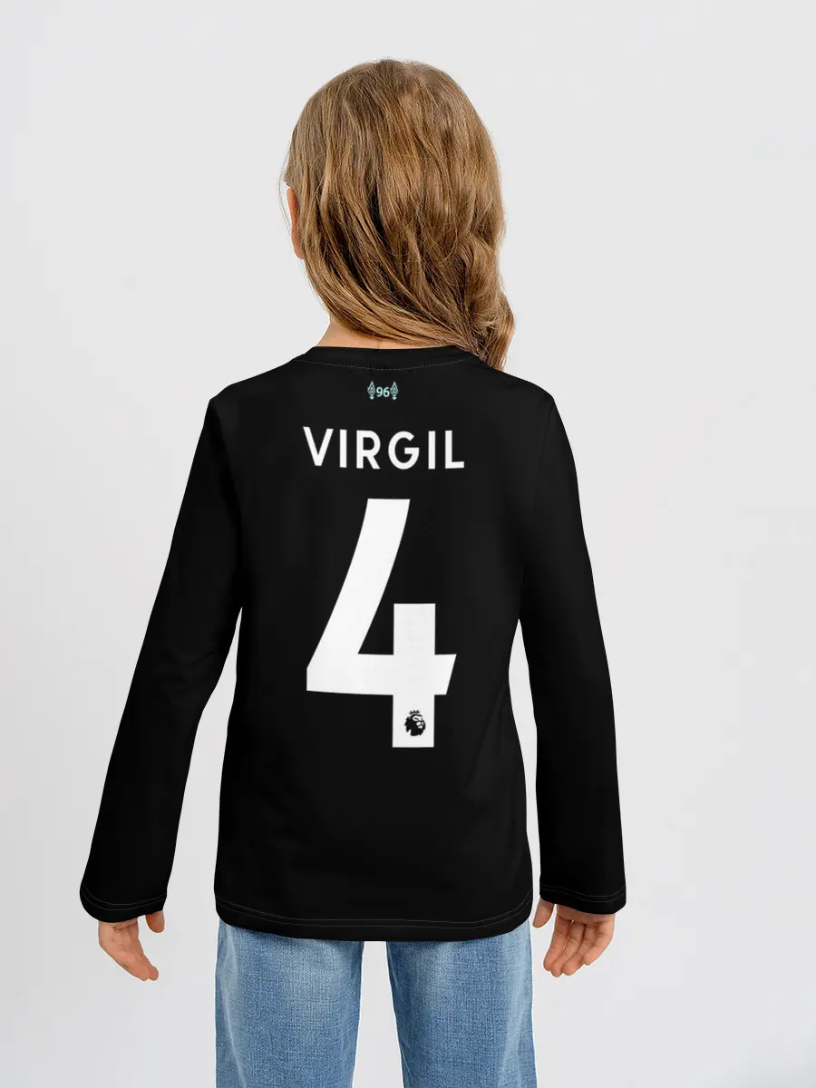 Детский лонгслив / Virgil van Dijk third 19-20