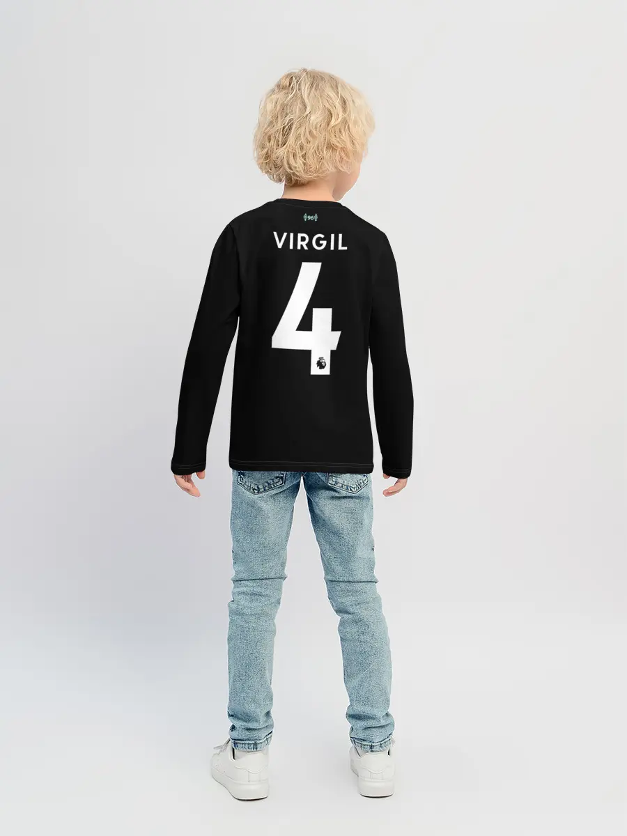 Детский лонгслив / Virgil van Dijk third 19-20