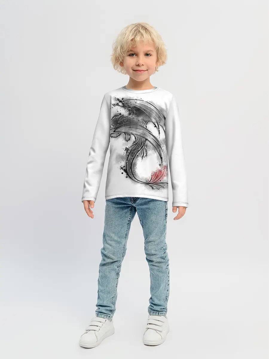 Детский лонгслив / Беззубик