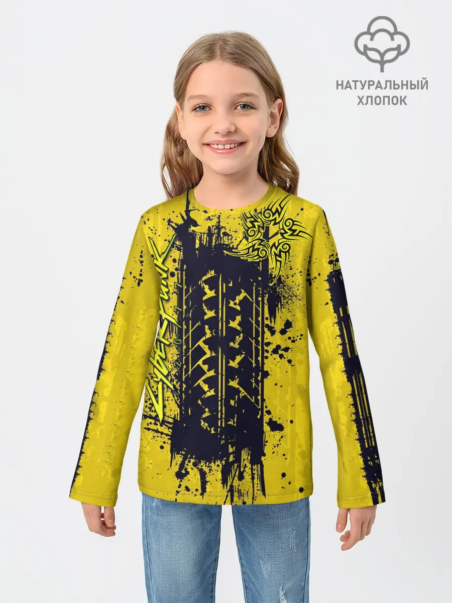 Детский лонгслив / CYBERPUNK 2077