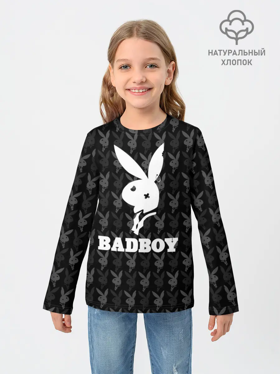 Детский лонгслив / Bad boy