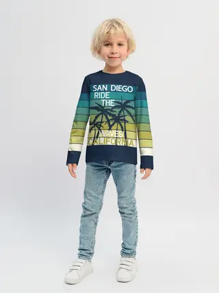 Детский лонгслив / California