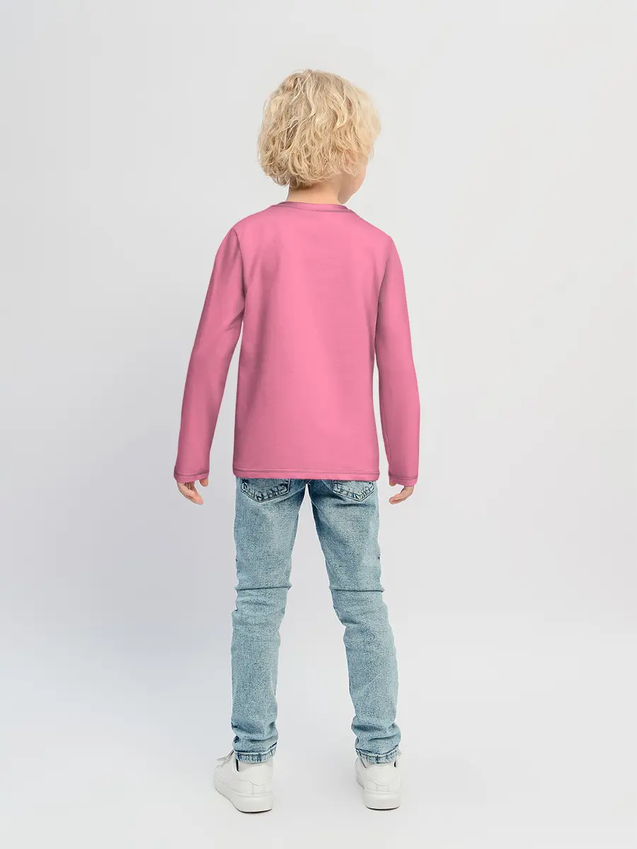 Детский лонгслив / Hello llamacorn