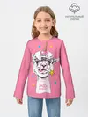 Детский лонгслив / Hello llamacorn