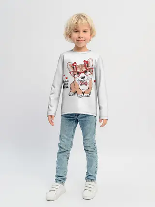 Детский лонгслив / I need your love