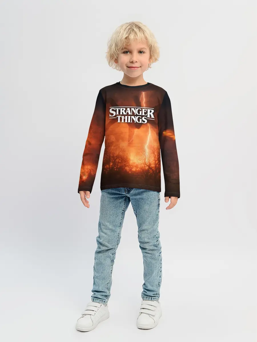 Детский лонгслив / STRANGER THINGS