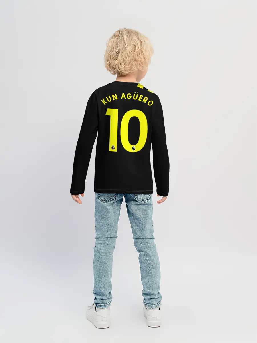 Детский лонгслив / Aguero away 19-20