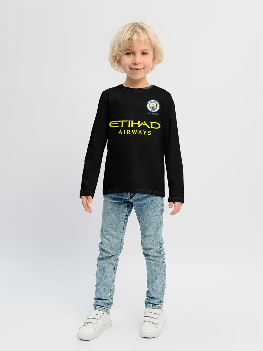 Детский лонгслив / Manchester City away 19-20