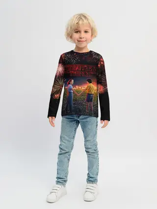 Детский лонгслив / STRANGER THINGS