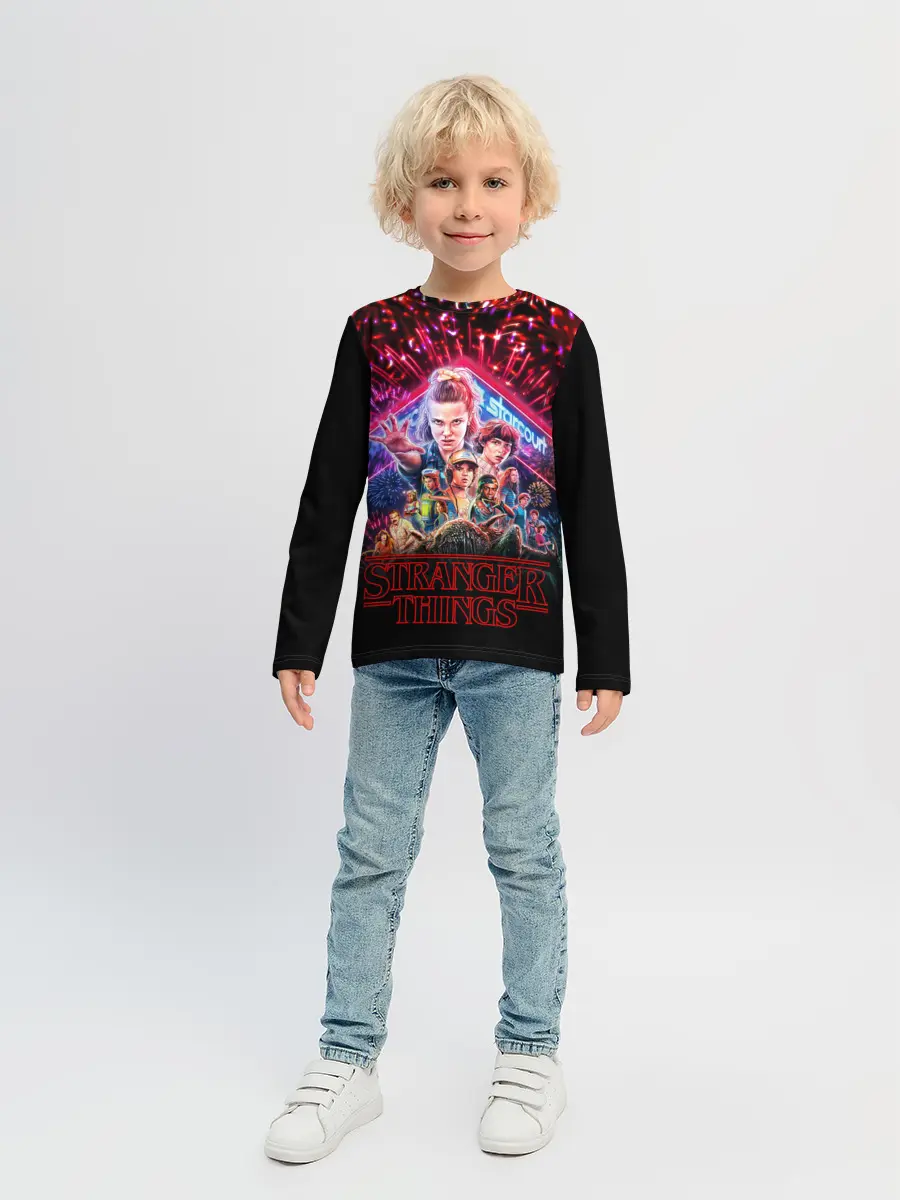 Детский лонгслив / STRANGER THINGS - 3 Сезон