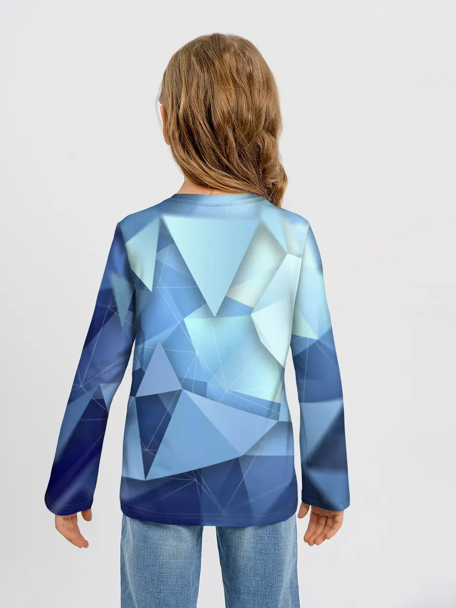 Детский лонгслив / абстракция