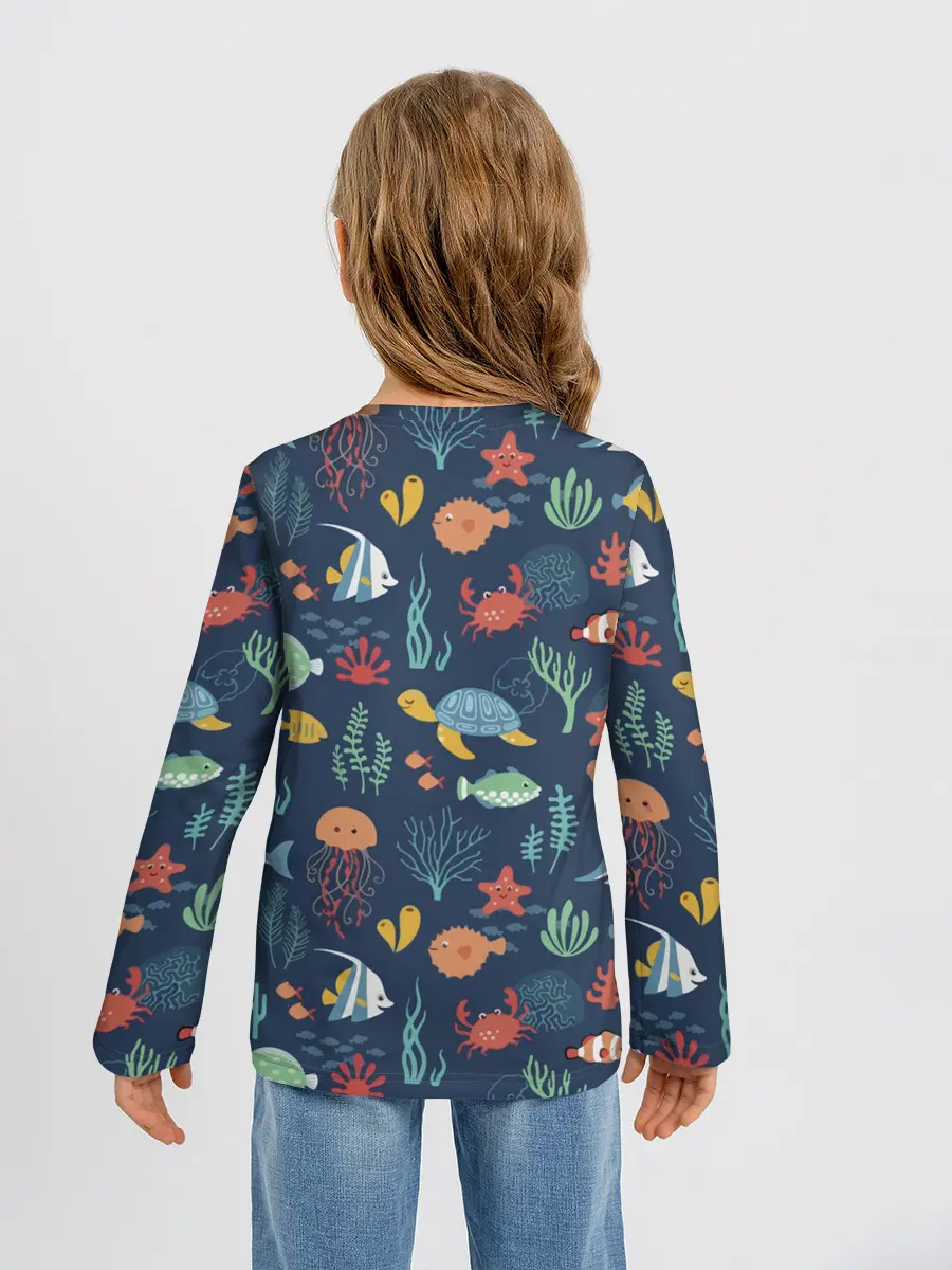 Детский лонгслив / Завтрак