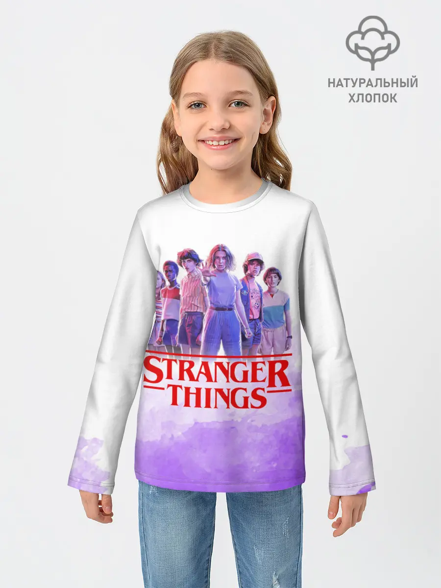 Детский лонгслив / ОЧЕНЬ СТРАННЫЕ ДЕЛА