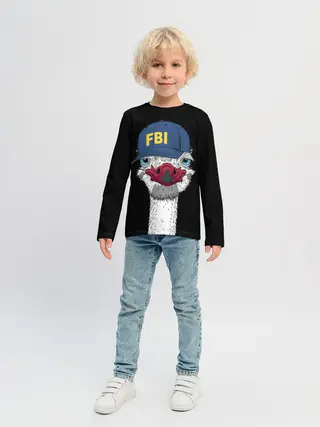 Детский лонгслив / FBI