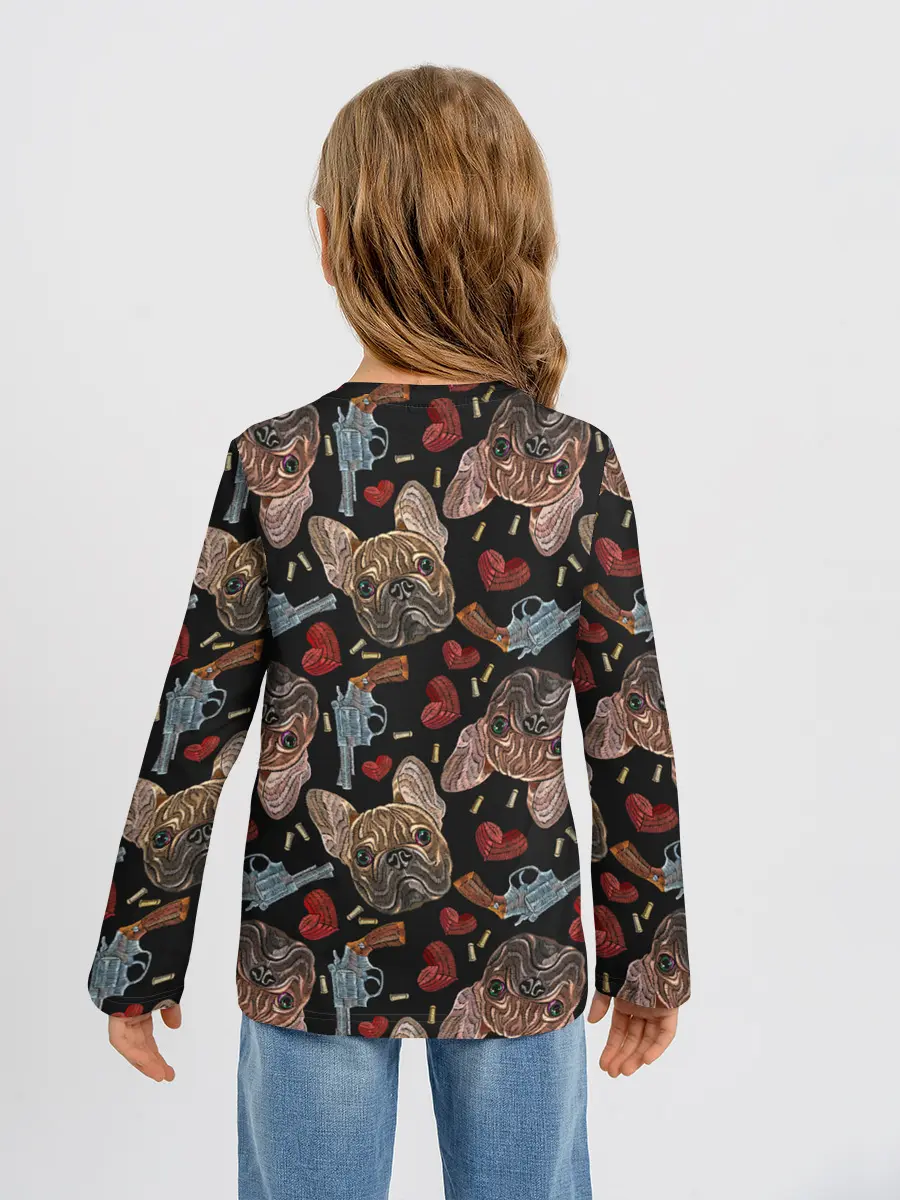 Детский лонгслив / Бульдоги