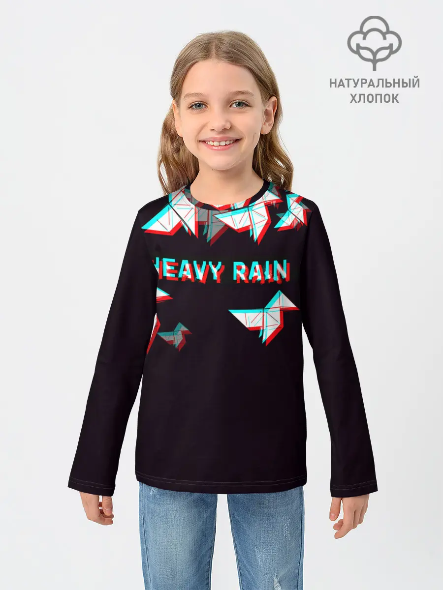 Детский лонгслив / Heavy Rain