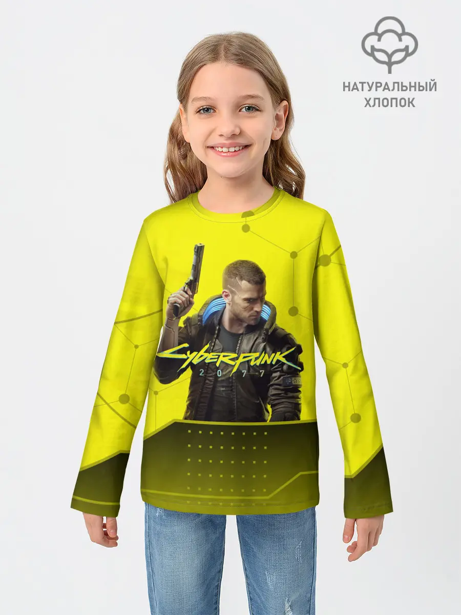 Детский лонгслив / CYBERPUNK 2077