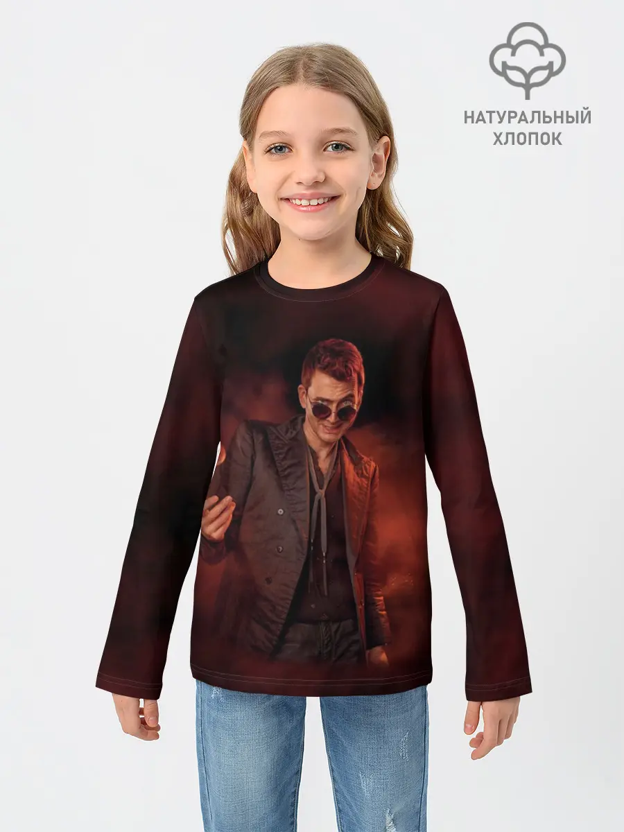 Детский лонгслив / Кроули