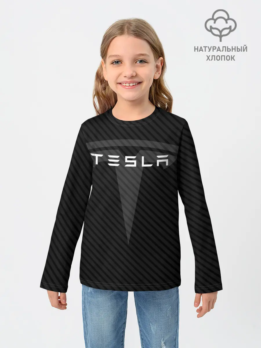 Детский лонгслив / TESLA