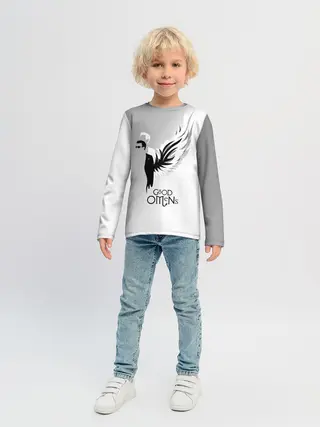 Детский лонгслив / Good Omens
