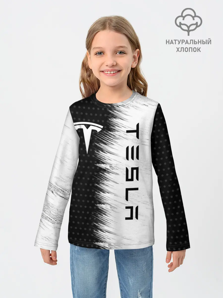 Детский лонгслив / TESLA