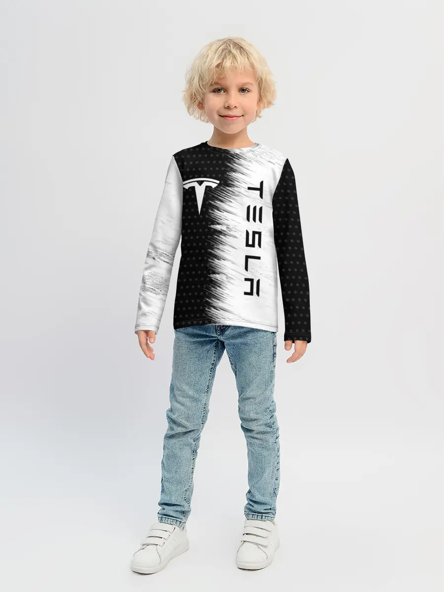 Детский лонгслив / TESLA