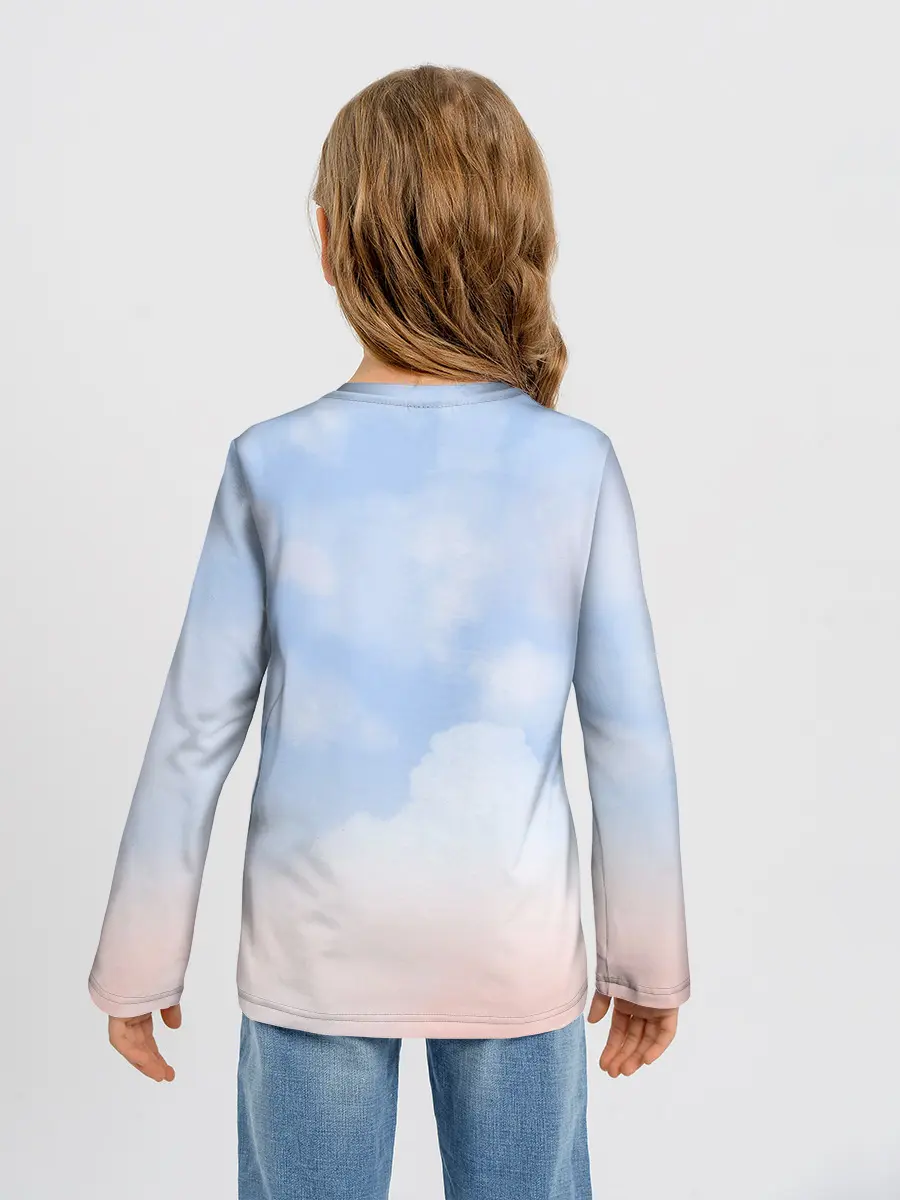 Детский лонгслив / Свик /Самолеты/