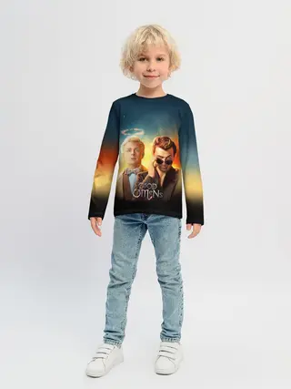 Детский лонгслив / Good Omens