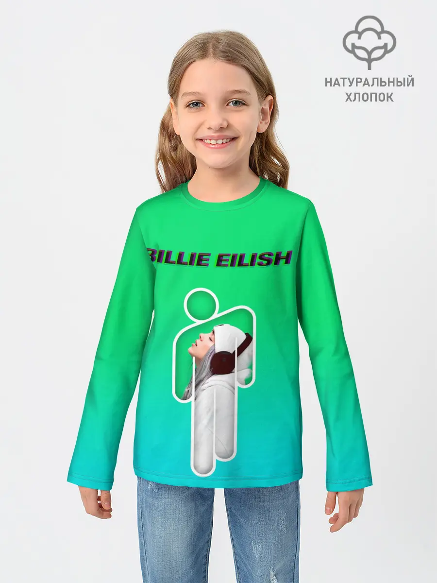 Детский лонгслив / Billie Eilish