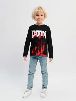 Детский лонгслив / DOOM Bloody