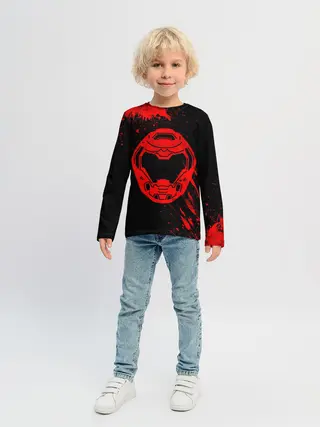 Детский лонгслив / DOOM - Шлем