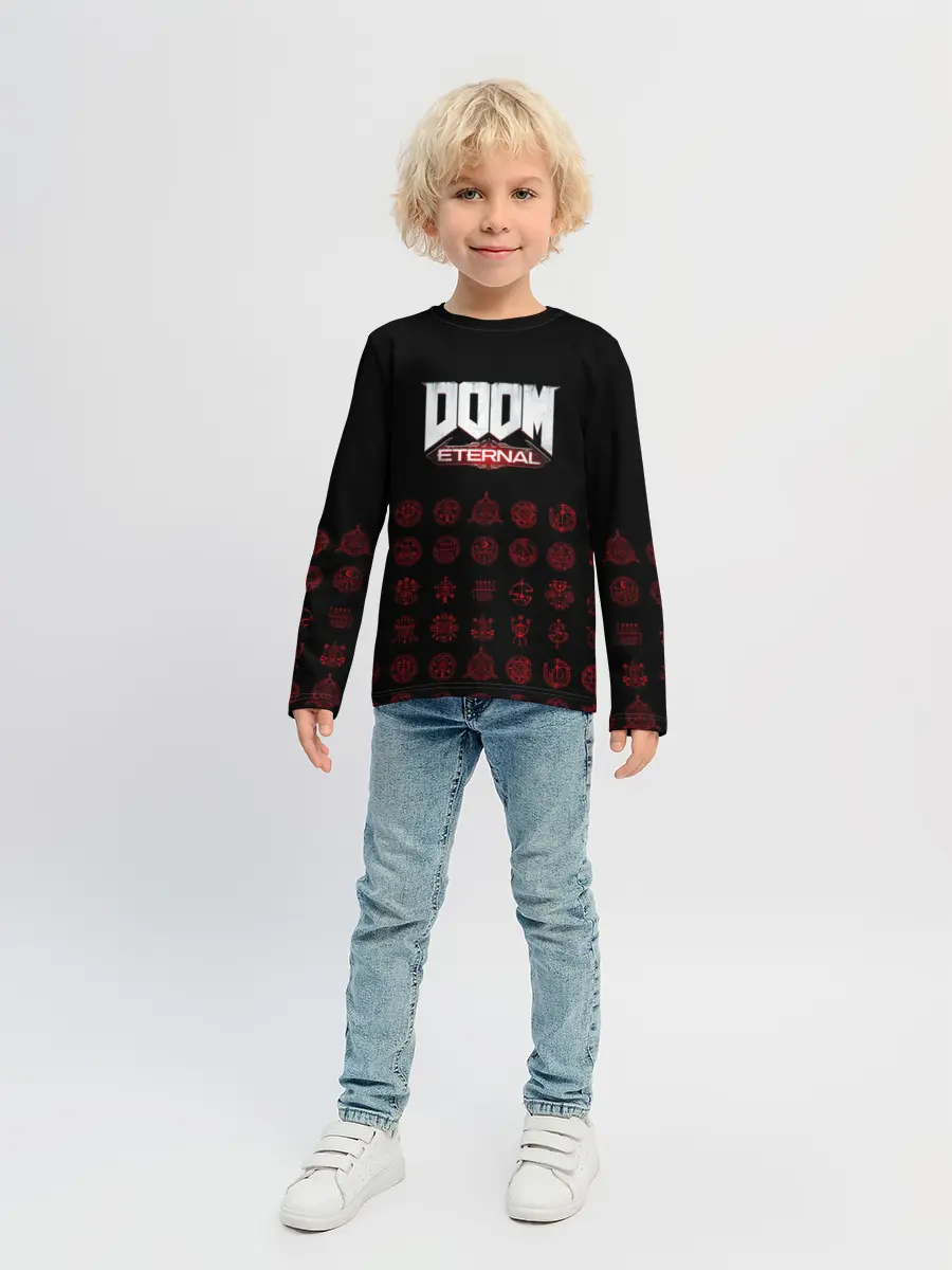 Детский лонгслив / DOOM Eternal