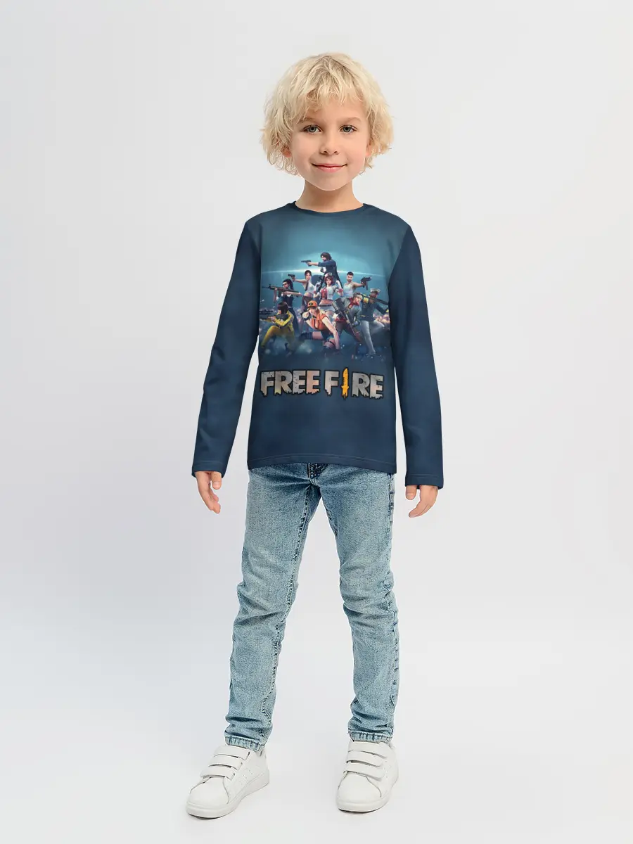 Детский лонгслив / Free Fire