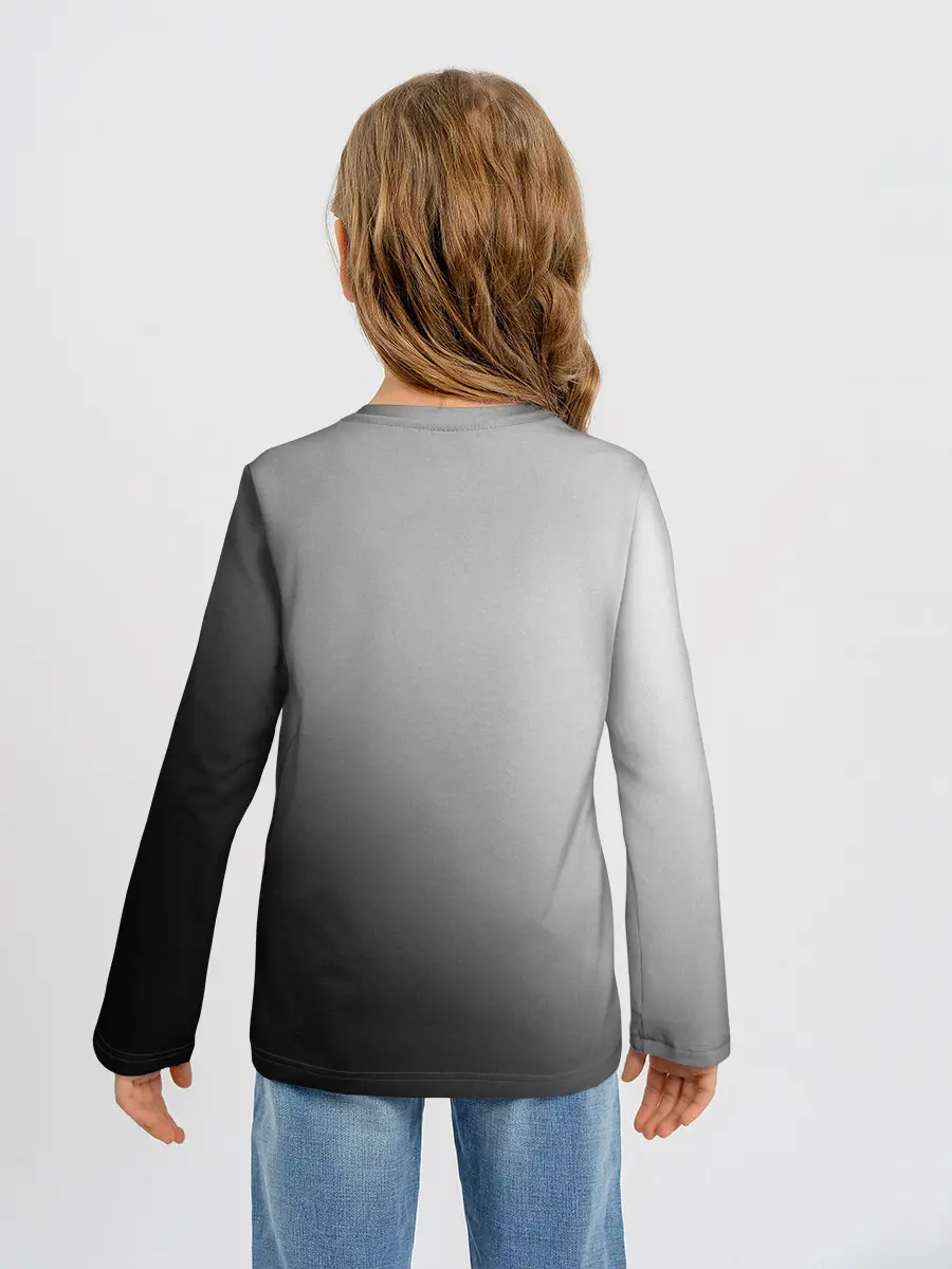 Детский лонгслив / Кричащее Лицо Внутри