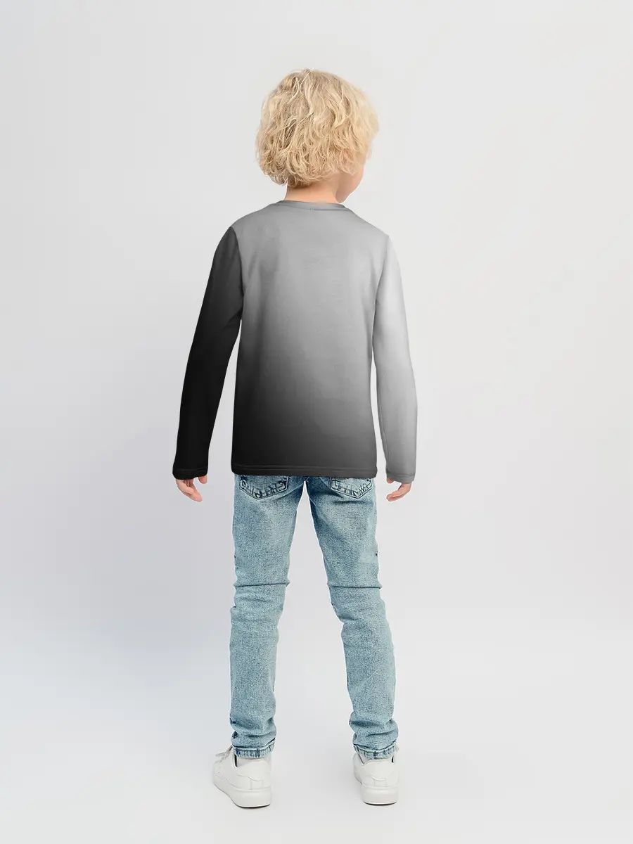 Детский лонгслив / Кричащее Лицо Внутри