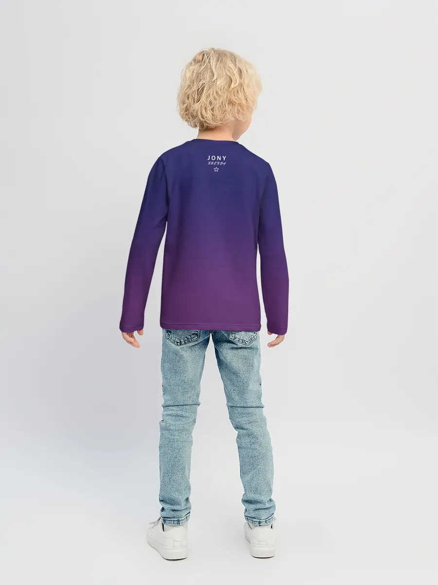 Детский лонгслив / JONY /Звезда/