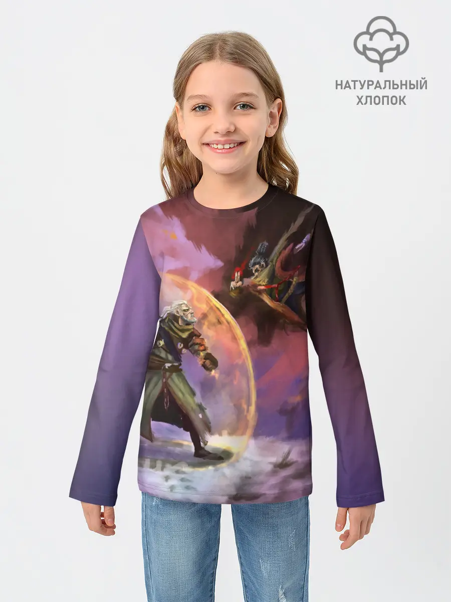 Детский лонгслив / Ведьмак и Секиро