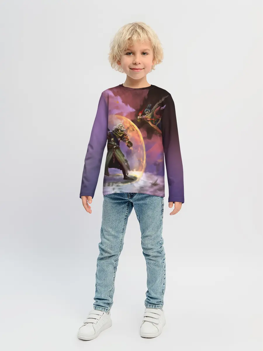 Детский лонгслив / Ведьмак и Секиро