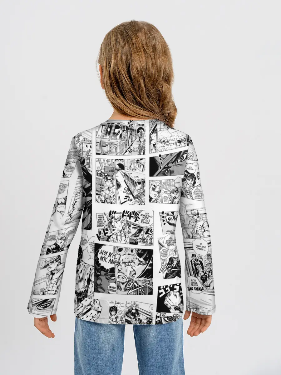 Детский лонгслив / JoJo no Kimyou na Bouken