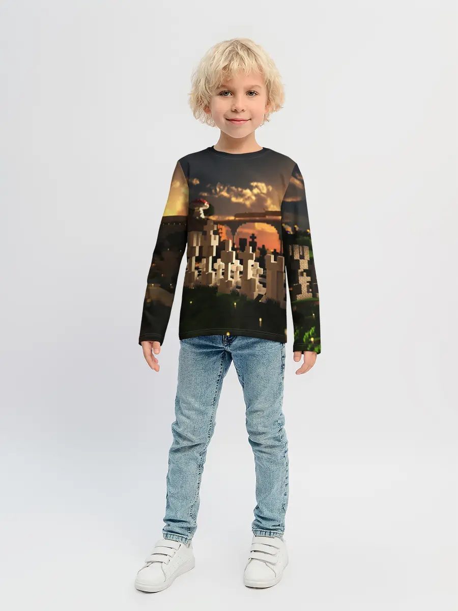 Детский лонгслив / MINECRAFT