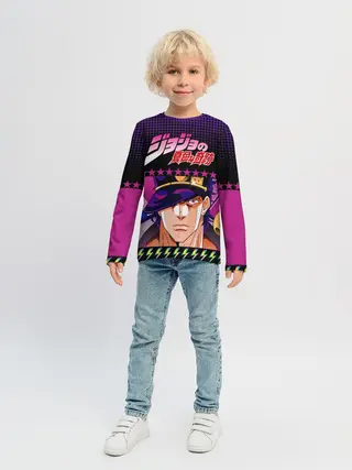 Детский лонгслив / Joutarou Kuujou JoJo