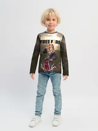 Детский лонгслив / FREE FIRE - Caroline