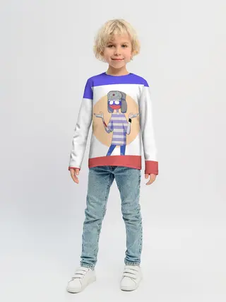 Детский лонгслив / CountryHumans - Россия