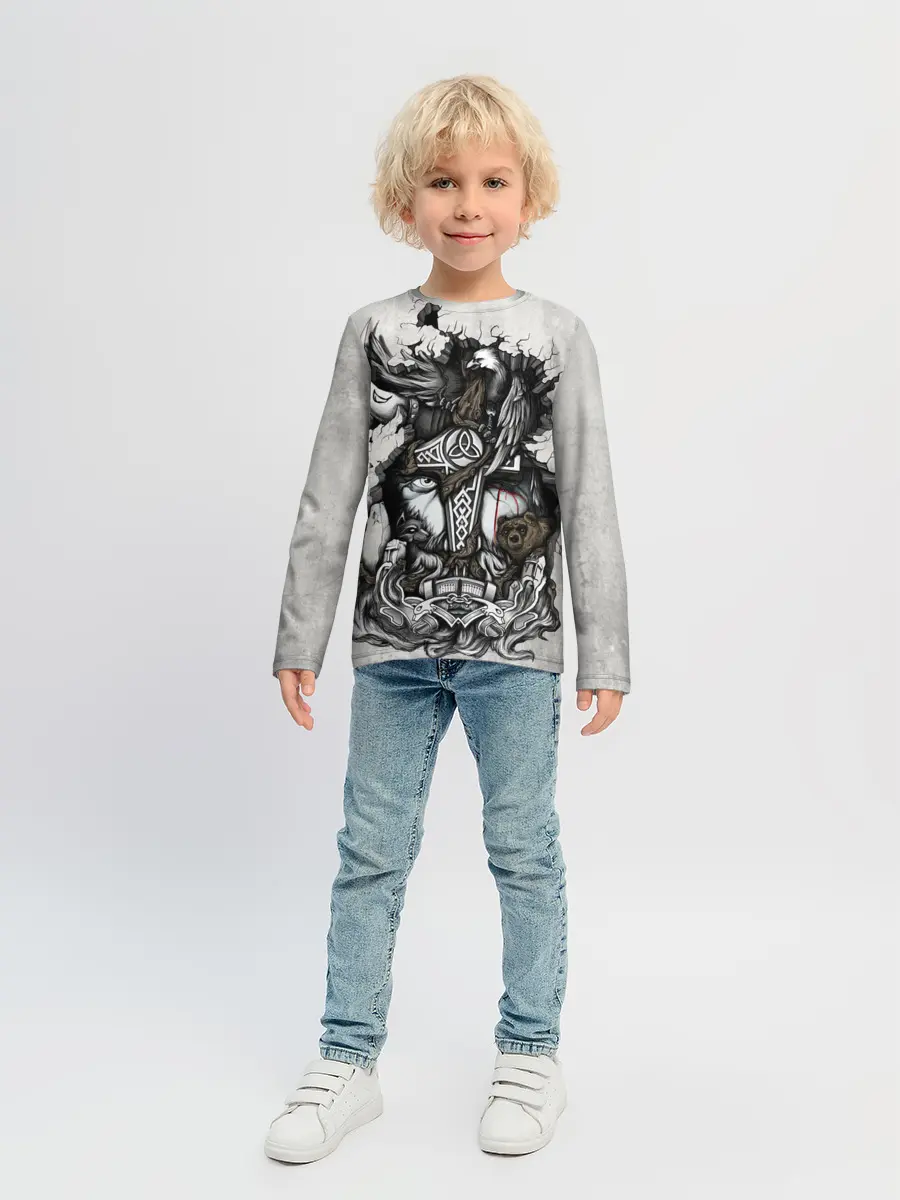 Детский лонгслив / Скандинав