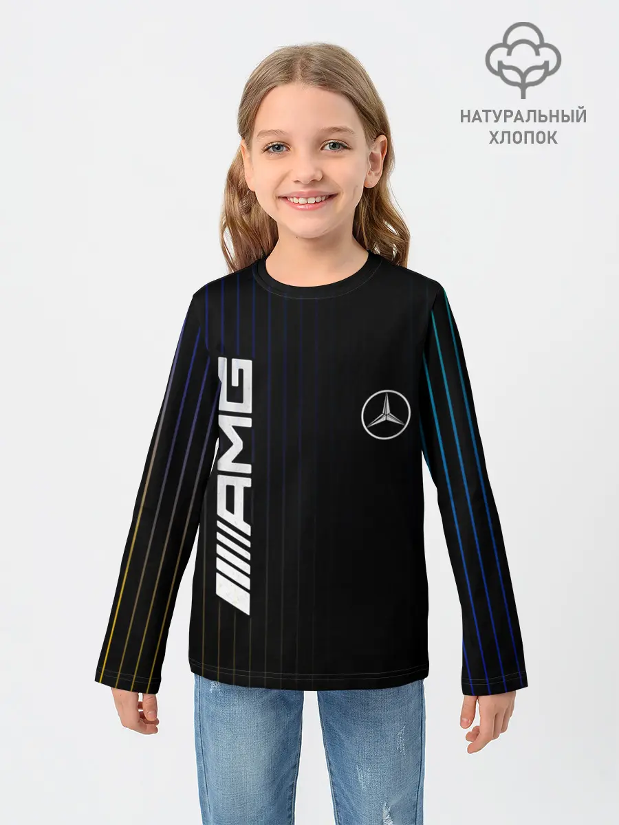 Детский лонгслив / Mercedes